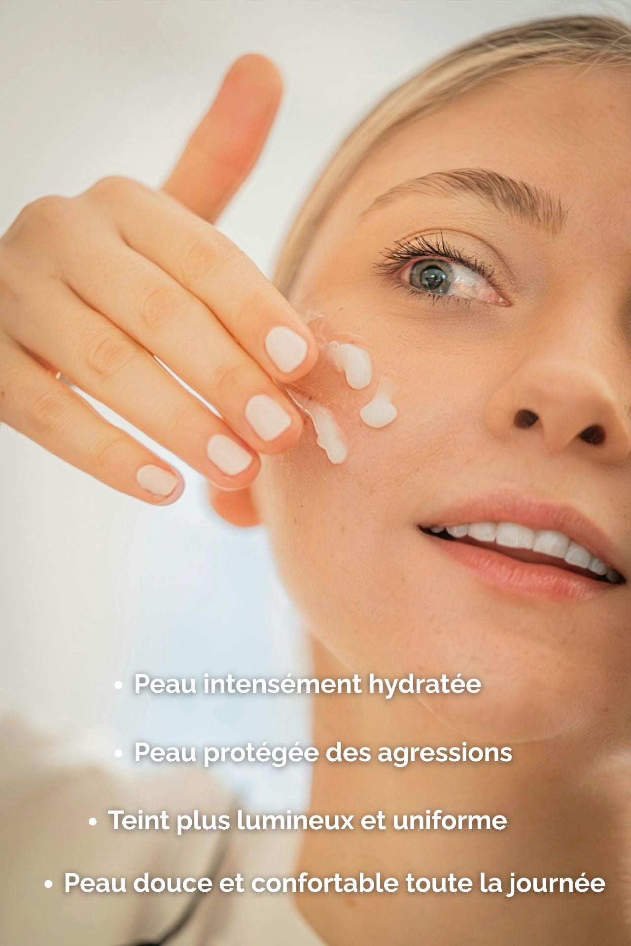Application Crème de Jour Hydratante Lovely Stella - peau intensément hydratée, protégée des agressions, teint lumineux et uniforme