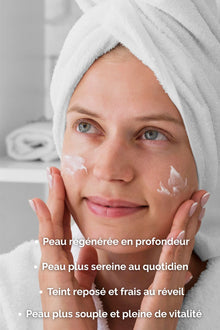 Application Crème de Nuit Lovely Stella - peau régénérée en profondeur, teint reposé et frais au réveil, peau souple et pleine de vitalité